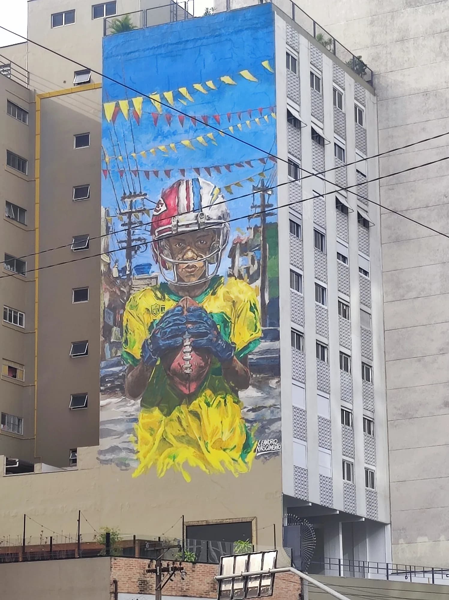 Mural NFL Brasil - Leandro Nascimento
