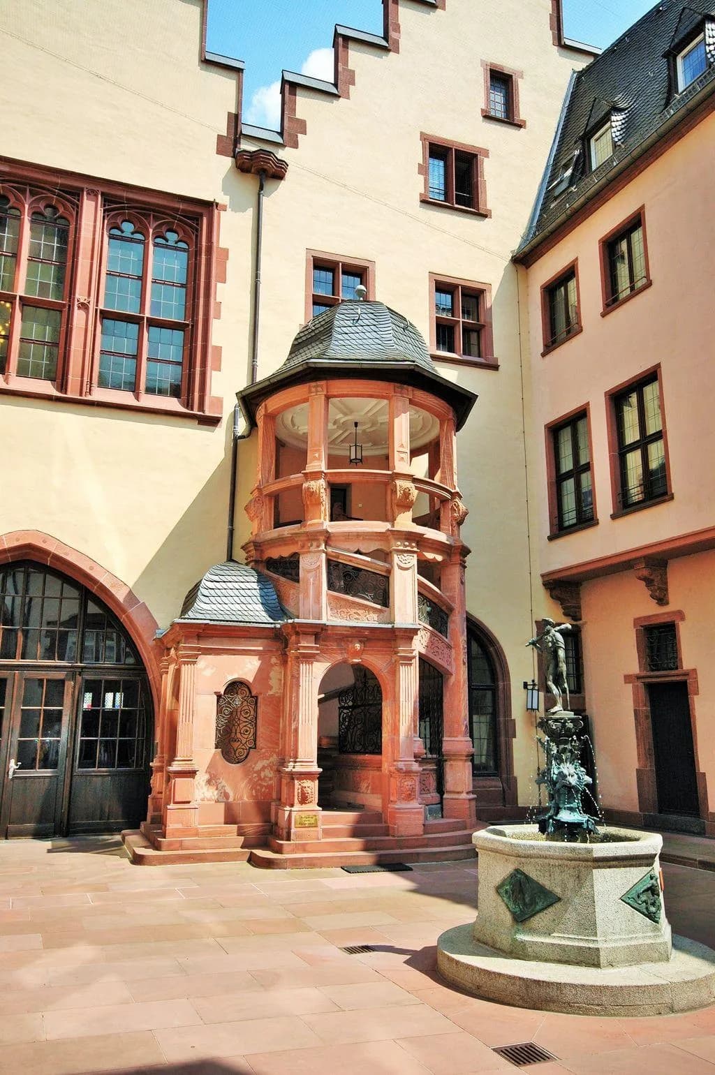Die Treppe im Römerhöfchen