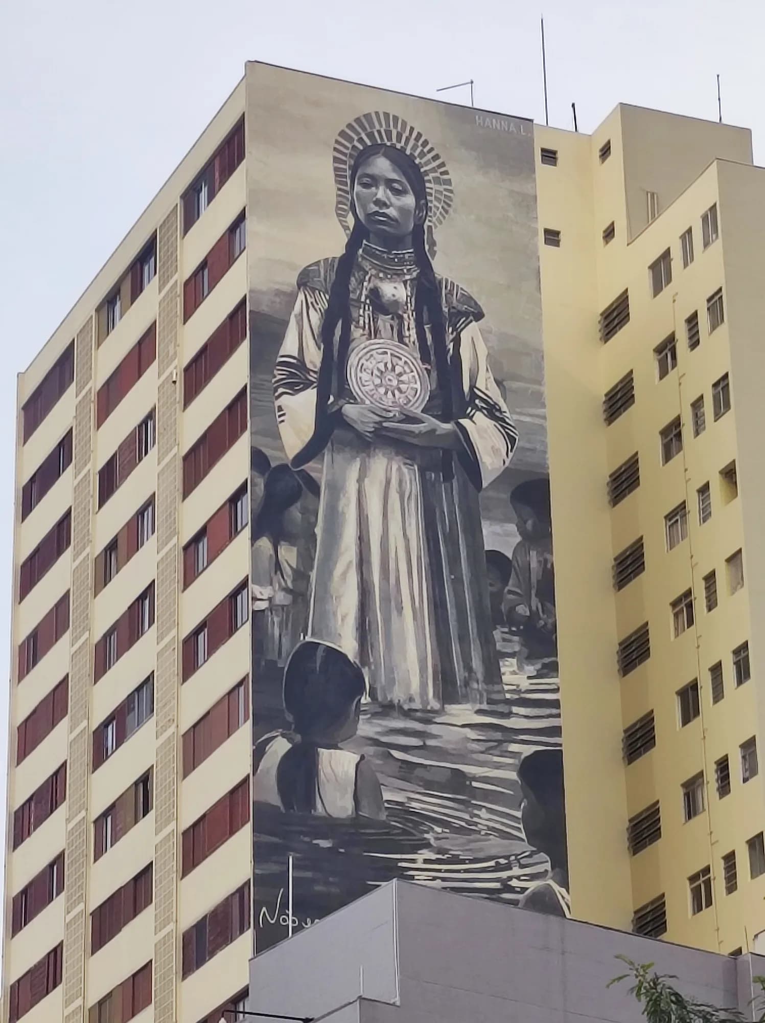 Mural Mãe Ancestral - Hanna Lucatelli