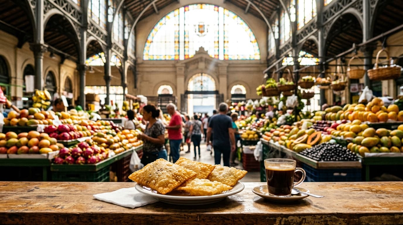 A Perfect Food Morning in Downtown São Paulo